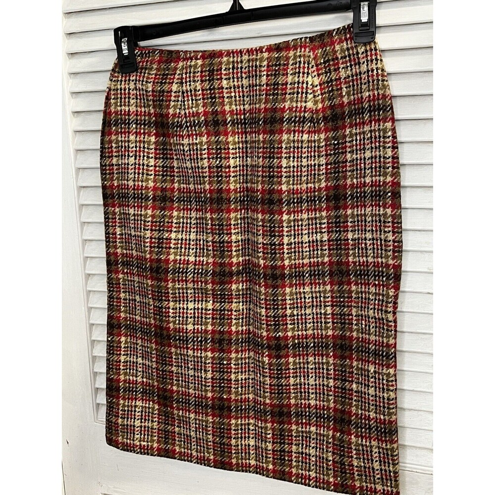 Vintage 1960’s Pendelton Virgin Wool Skirt , Fully Lined, Mint Condition ,Sz 12